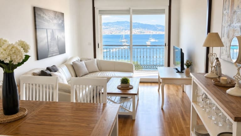 Holibai Brixiña · Apartamento frente al mar en Baiona