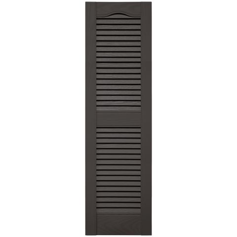 Mid-America Vinyl Standard Open Louver Shutter 12" x 67"