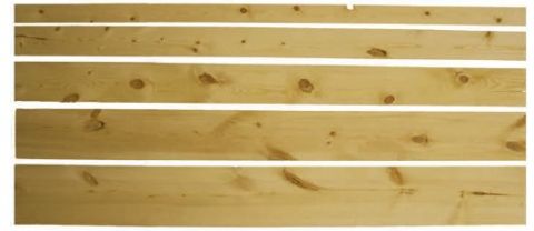 1x4 16'   #3 Ponderosa Pine Kiln Dried S4S Boards