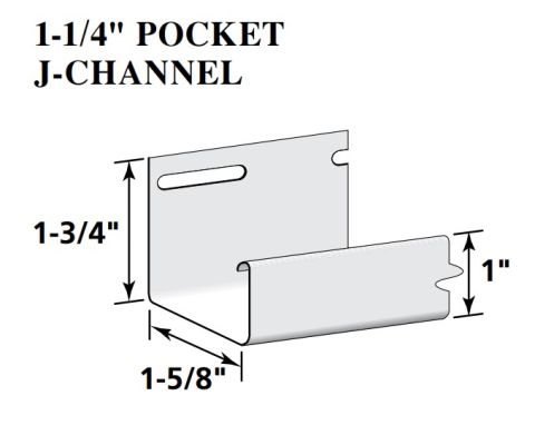 Amerhart  3/4 inch Flexible J-Channel