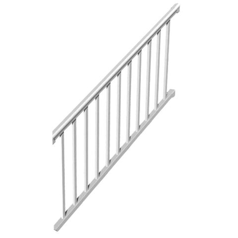 RDI Titan Pro White Bottom Stair Rail