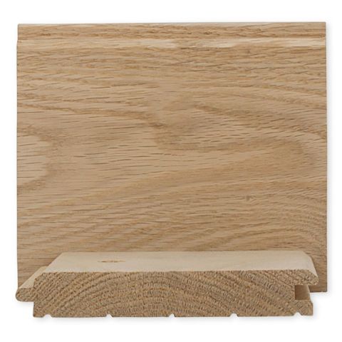 1 x 6 Red Oak WP4 Paneling - Sound Tight Knot Grade