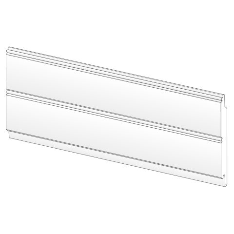 White V Grooved Beadboard with Flange - 1/2" x 6-1/4" x 18'