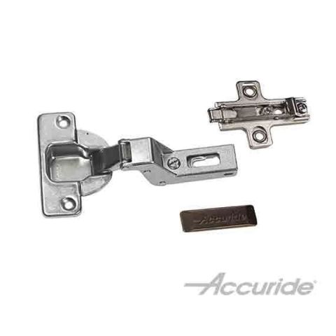 Accuride 40 mm Clip-On Hinge Kit, For 3/4 to 13/16 in Thick 123 and 1234 Series Overlay Pocket and Flipper Door