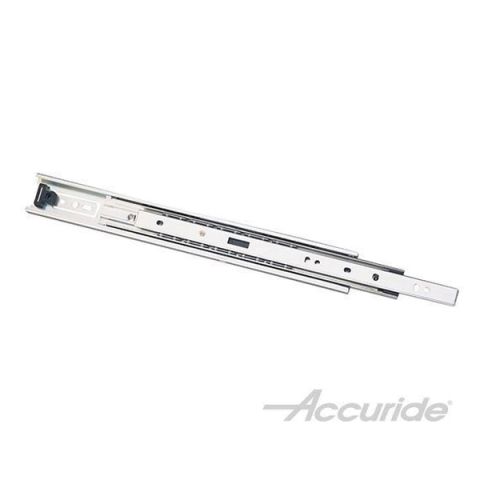 Accuride 3732 100 lb Light-Duty Full Extension Slide, Clear Zinc, 22 in, Production Pack