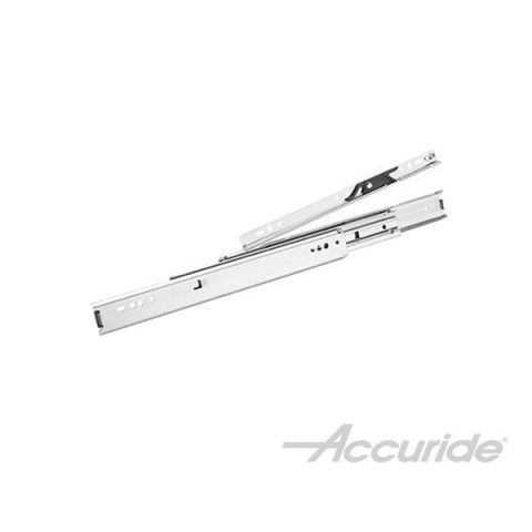 Accuride 7432 100 lb Light-Duty Full Extension Slide, Clear Zinc - Polybag