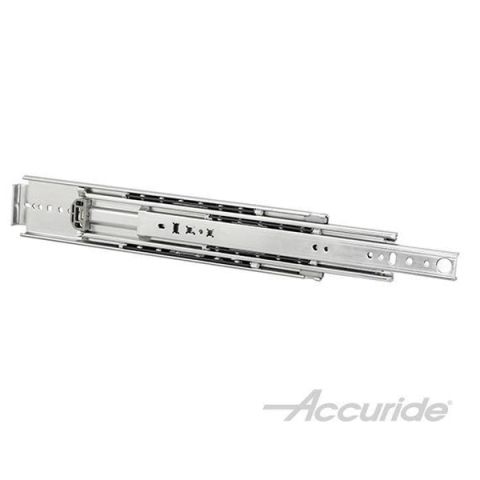 Accuride 9301E 180 - 600 lb Heavy-Duty Full Extension Slide, Clear Zinc - Polybag