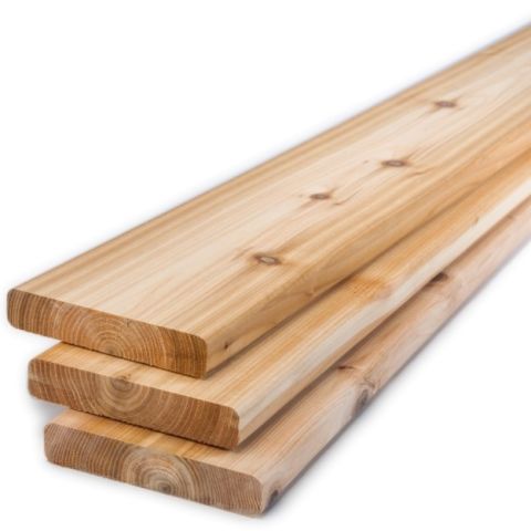 Selkirk 5/4 x 4 Cedar Deck Boards Radius Edge