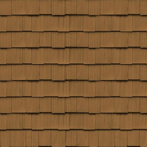 Cedar Impressions Double 9" Staggered Rough-Split Shakes