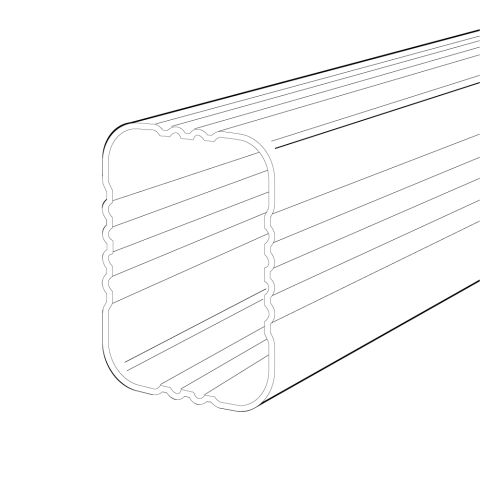 Rollex Downspout - 2" x 3"