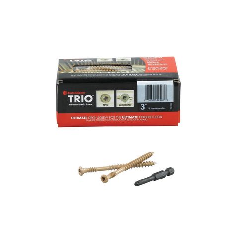 3" Trio Deck Screw 1050 Ct