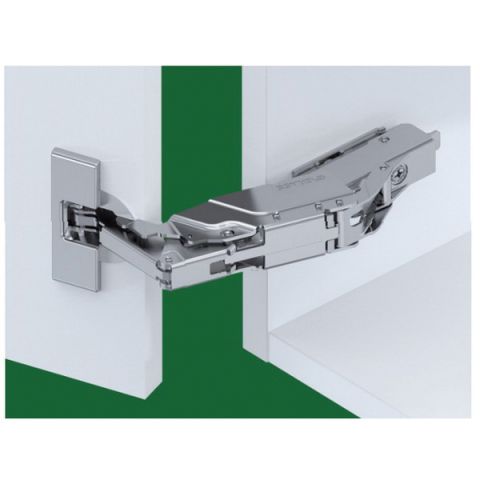 Tiomos Dowelled Soft Close 160° 42 mm Boring Wide-Angle Hinge, Full Overlay, Cranking 00 mm