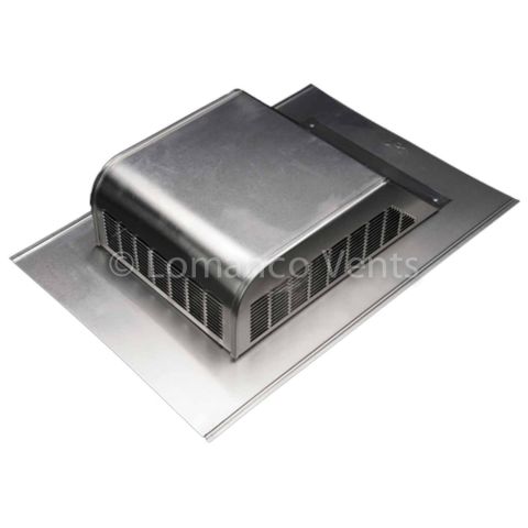 Lomanco 730 Slant Back Static Roof Louver, 12.188 in x 17-3/4 in x 4 in