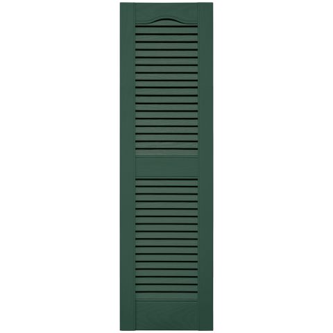 Mid-America Vinyl Standard Open Louver Shutter 12" x 55"