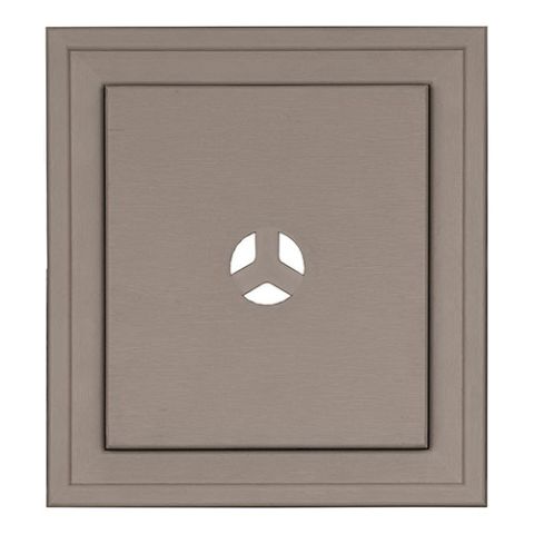 Mid-America Vinyl Slim Line Mount Block, 7-15/16 in x 7-15/16 in, Spruce 316