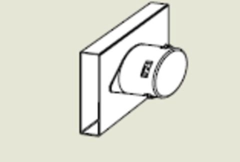 Form-A-Drain Single Outlet Fitting