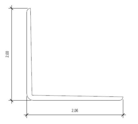 NUDO V-37 Vinyl Outside Corner Angle