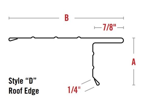 Klauer 5" Style D Roof Edge