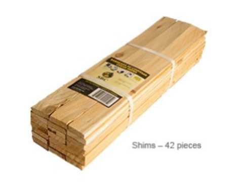 White Cedar Shims Kiln Dried  42 pc/bdl