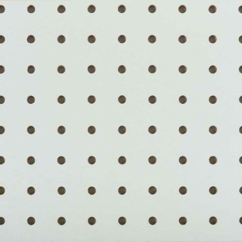 Fibrex White (1 Side) Pegboard 1/4" 4x8