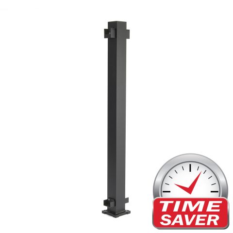 Trex Signature Aluminum Line Post with Premounted Brackets