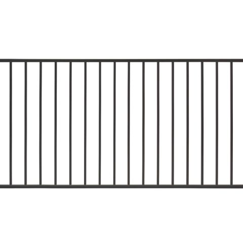 Trex Enhance Steel Assembled Panel with Square Balusters for 42" Horizontal Railing