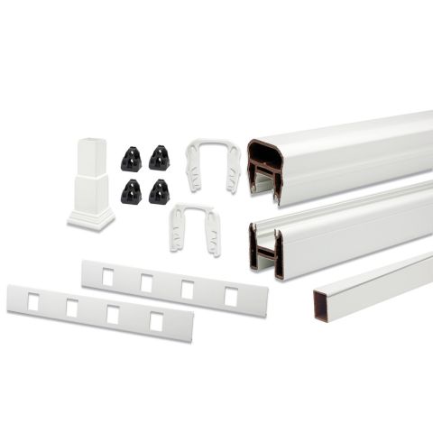 Trex Transcend Horizontal Rail Kit with Square Composite Balusters - 36"