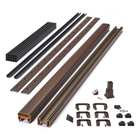 Trex Transcend Horizontal Rail Kit with Round Aluminum Balusters - 36"