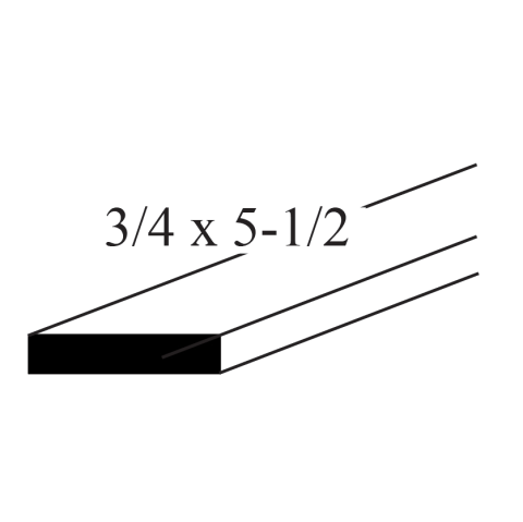 1 x 6 Radiata Pine X-Trim Fingerjoint S4S Interior Primed