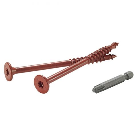 FlatLok Structural Wood Screws - Bucket of 250