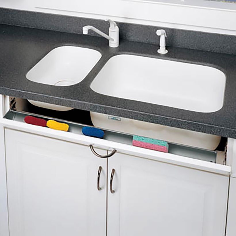 Amerhart 6540 Series Polymer Slim Sink Front Tip Out Tray - Sink Front Tip Out Tray Hinges Amerhart 6540 Series Polymer Slim Sink Front Tip Out Tray - Sink Front Tip Out Tray Hinges