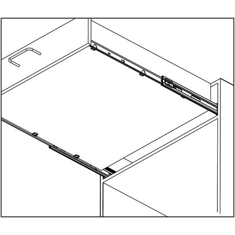 Amerhart Accuride 3864 90 Lb Box Drawer Slide With Mounting Tab