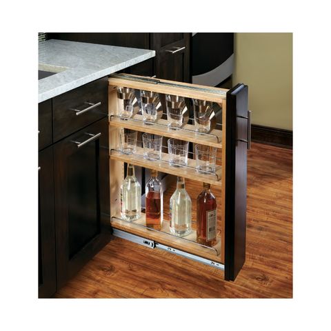 Amerhart 432 Series Pull Out Base Cabinet Filler Organizer With Ball Bearing Slide