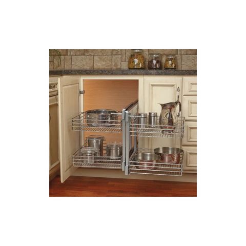 Amerhart Non Handed Pull Out Blind Corner Amerhart Non Handed Pull Out Blind Corner, Blind Corner Cabinet Organizer Home Depot