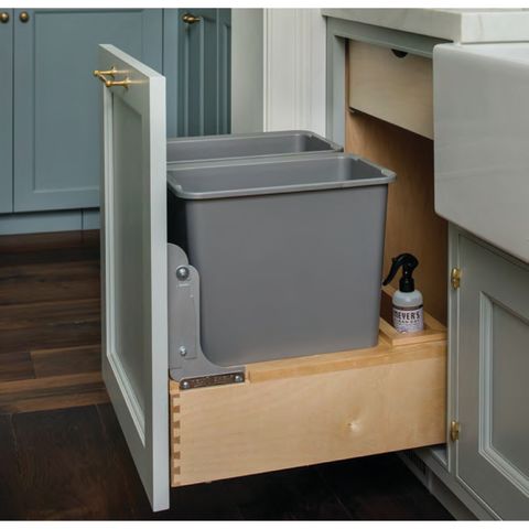 Amerhart 4wcsc Series Soft Close Bottom Mount Waste Container