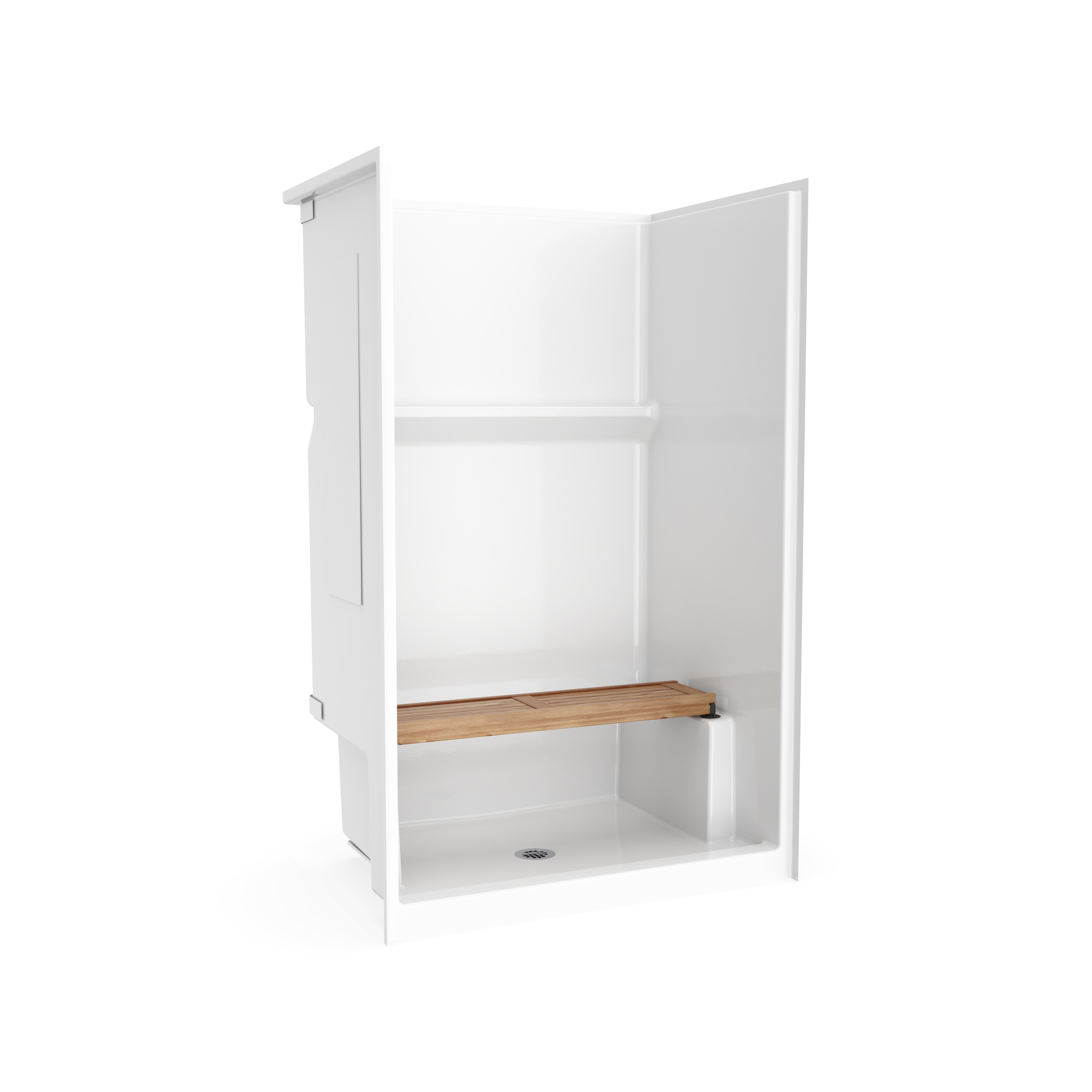 ICON-SMOOTH-WALLS-SHOWER-4834-TEAK-SEAT-STRAIGHT-CENTERED-WHT-CROP-SIDE