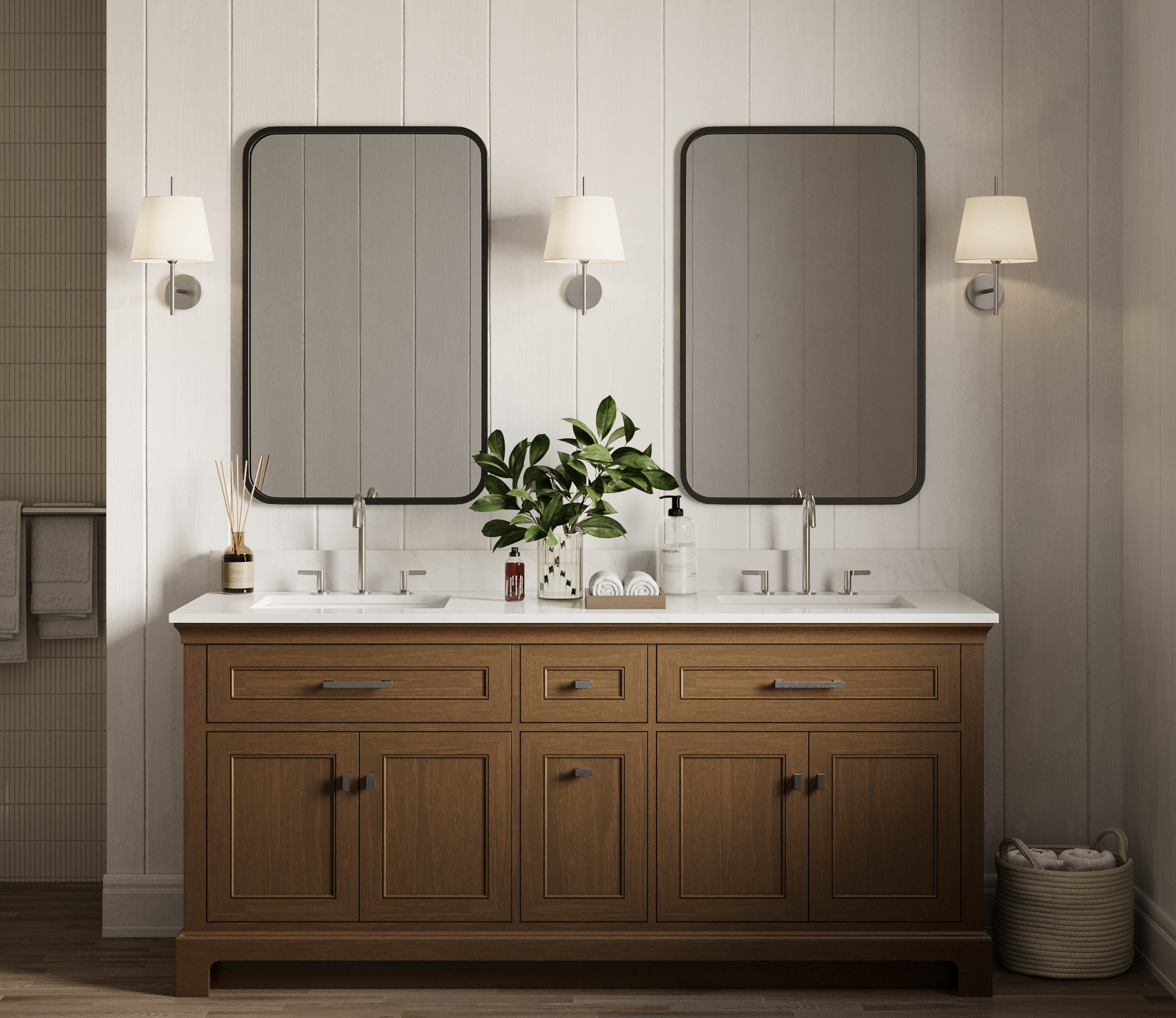 Bronson 72 Inch Vanity Base