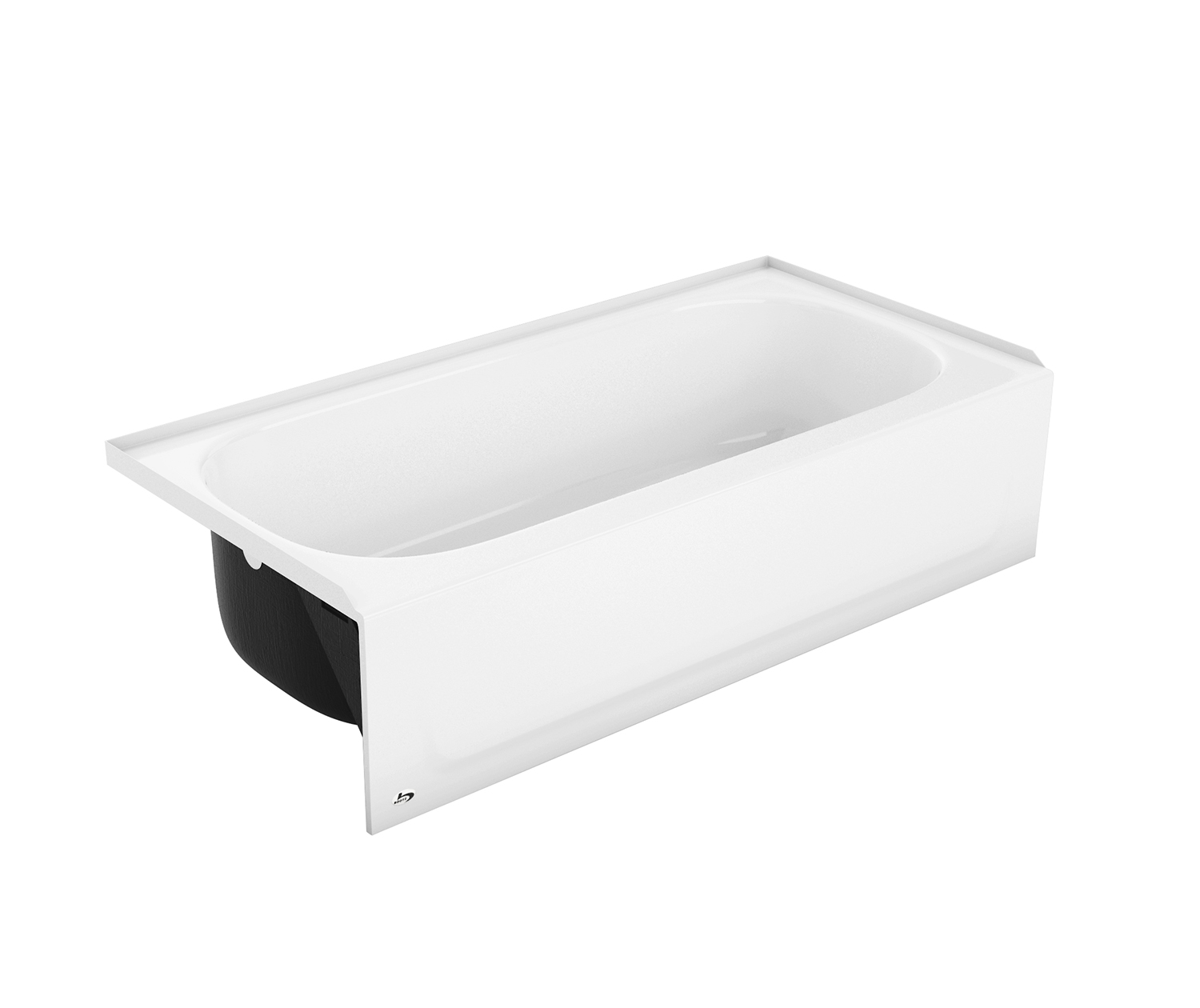 5' SynIron 1 60 x 30 Porcelain Enamel Alcove Bathtub