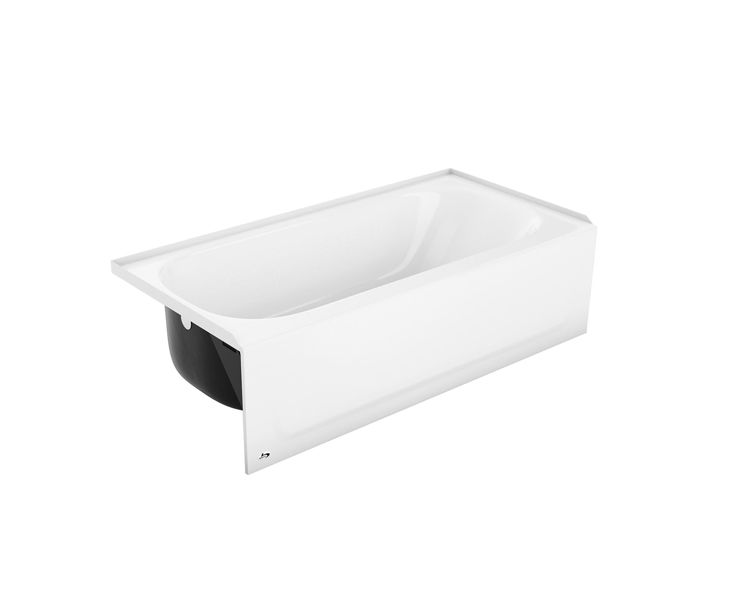 Maui 6030 Porcelain Enamel Alcove Bathtub