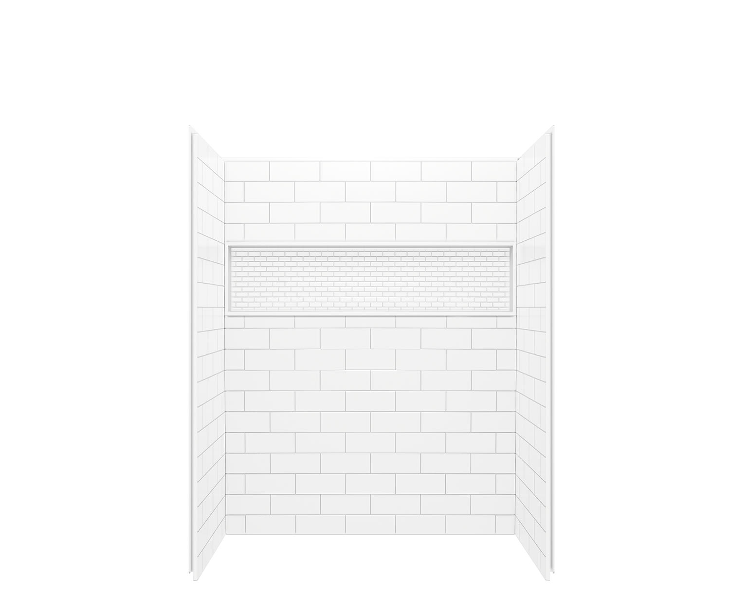 NexTile 6030 Direct-to-Stud Four-Piece Shower Wall Kit