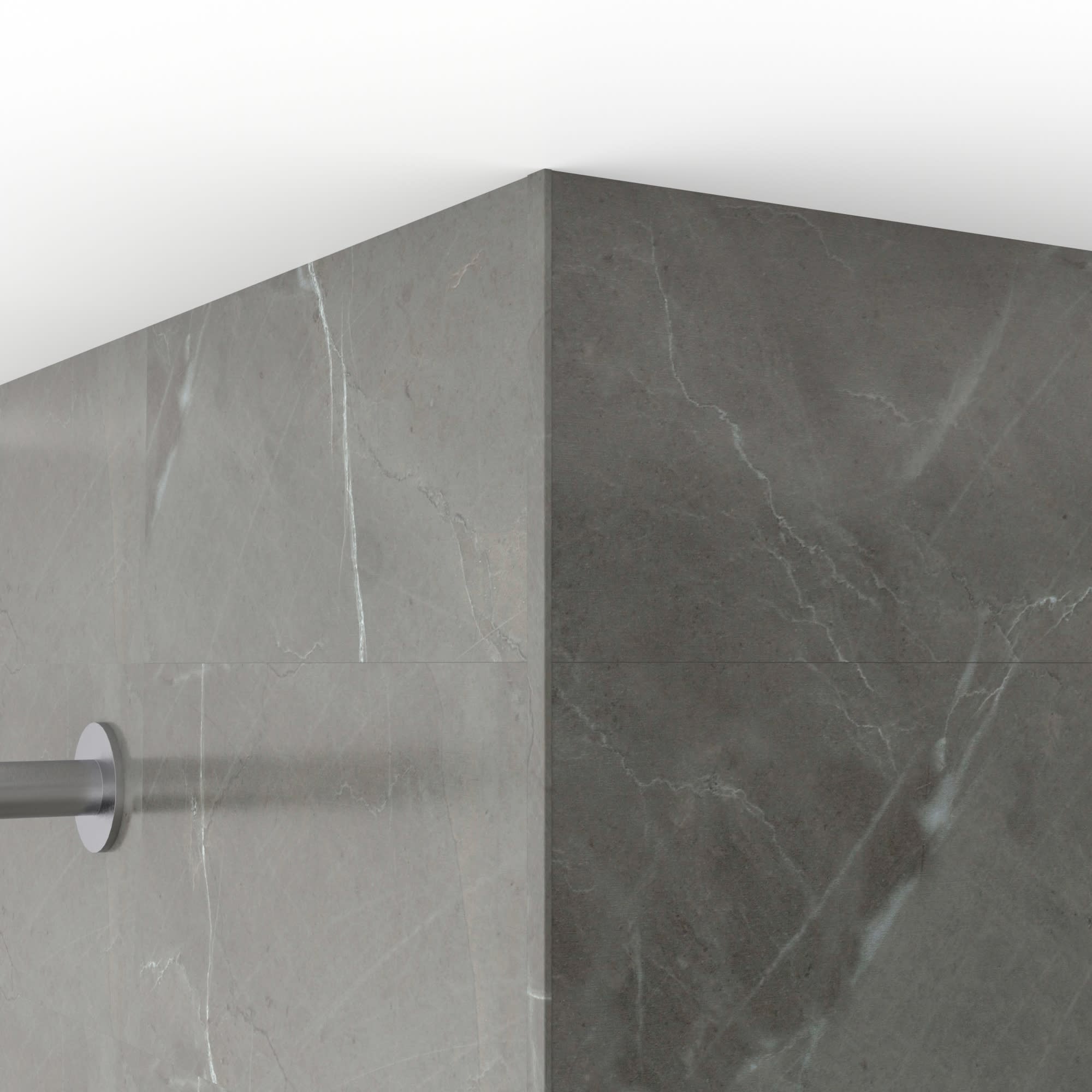 Epiphany Edge Trim 94 inch Marble Dark Grey | Trim, Dreamline en
