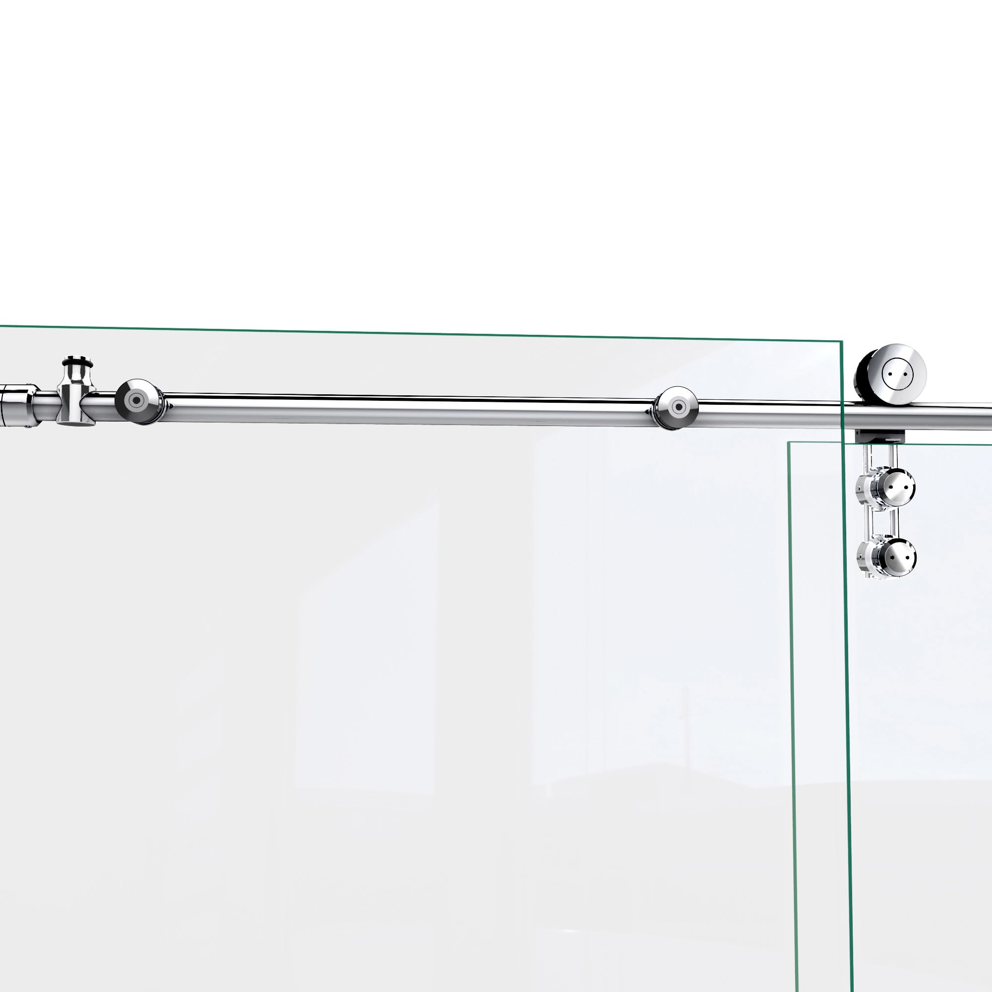 DreamLine Enigma-Z 56 - 60 inch W x 76 inch H Frameless Sliding