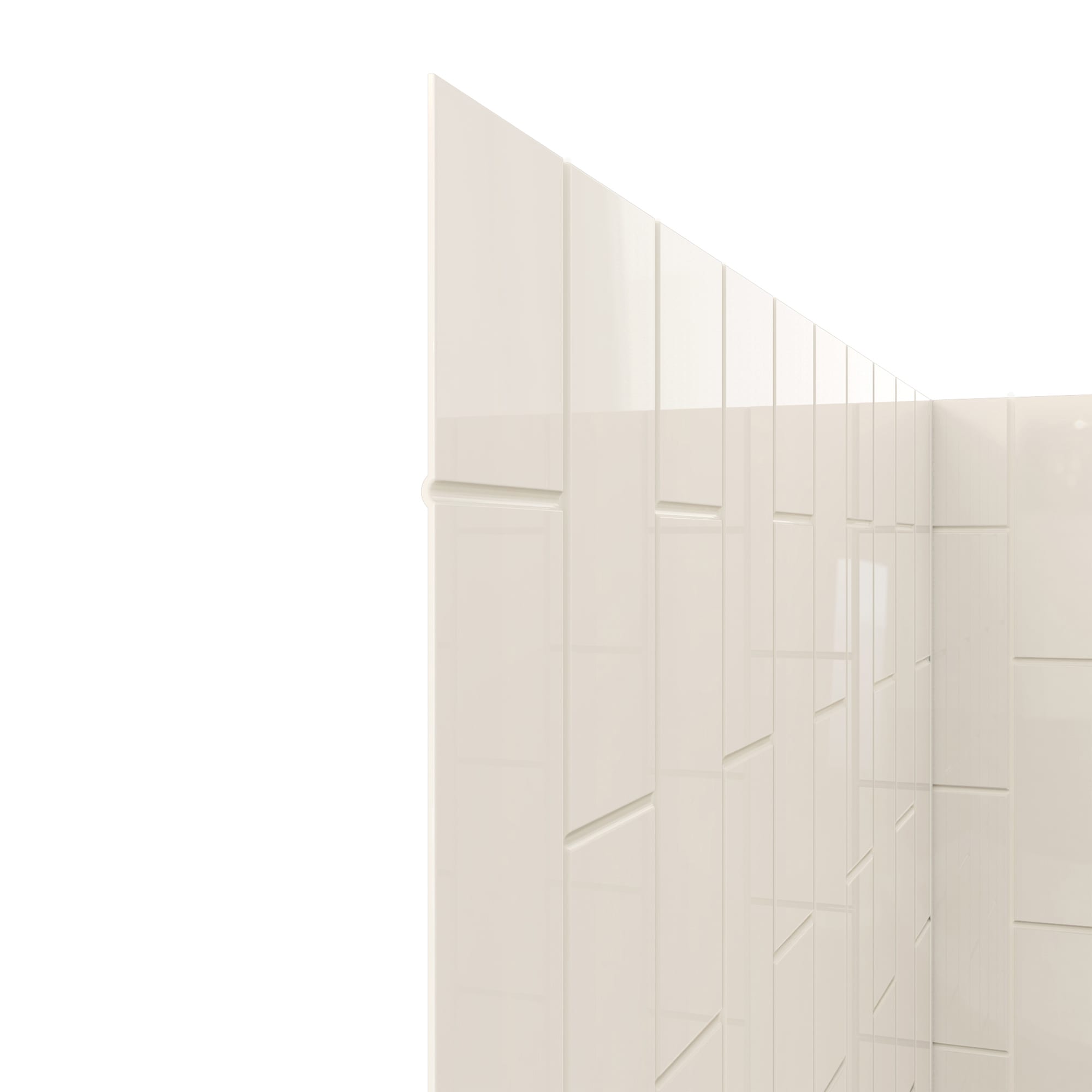 DreamLine QWALL-VS 28 - 32 inch W x 41 1/2 inch D x 76 inch H Acrylic ...