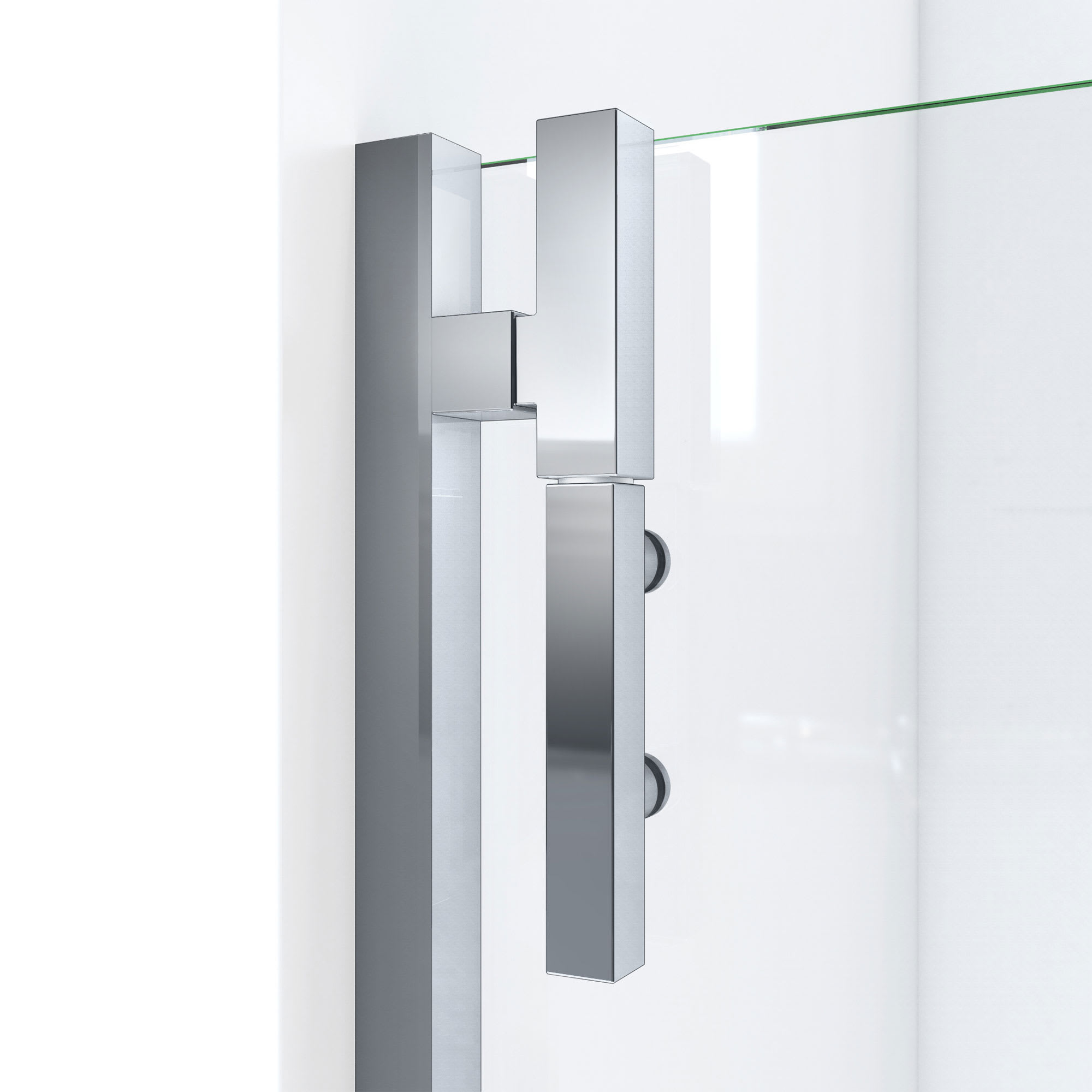 DreamLine Ascend 56 - 57 inch W x 72 inch H Frameless Pivot Shower