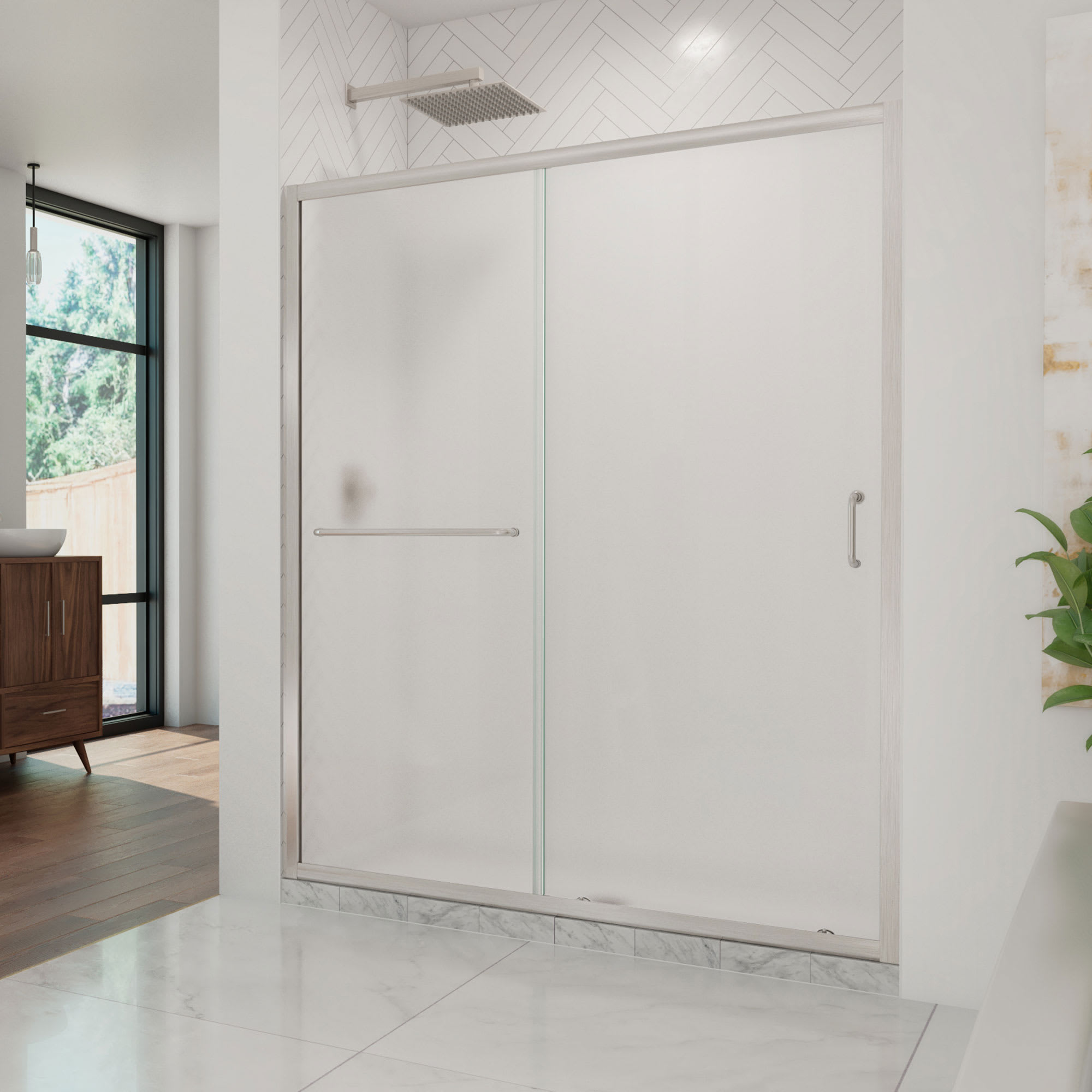 INFINITY MOON 0̸MI ~THE FUSION~ サイズL DreamLine Infinity-Z 44 - 48 inch W x 72 inch H Semi-Frameless