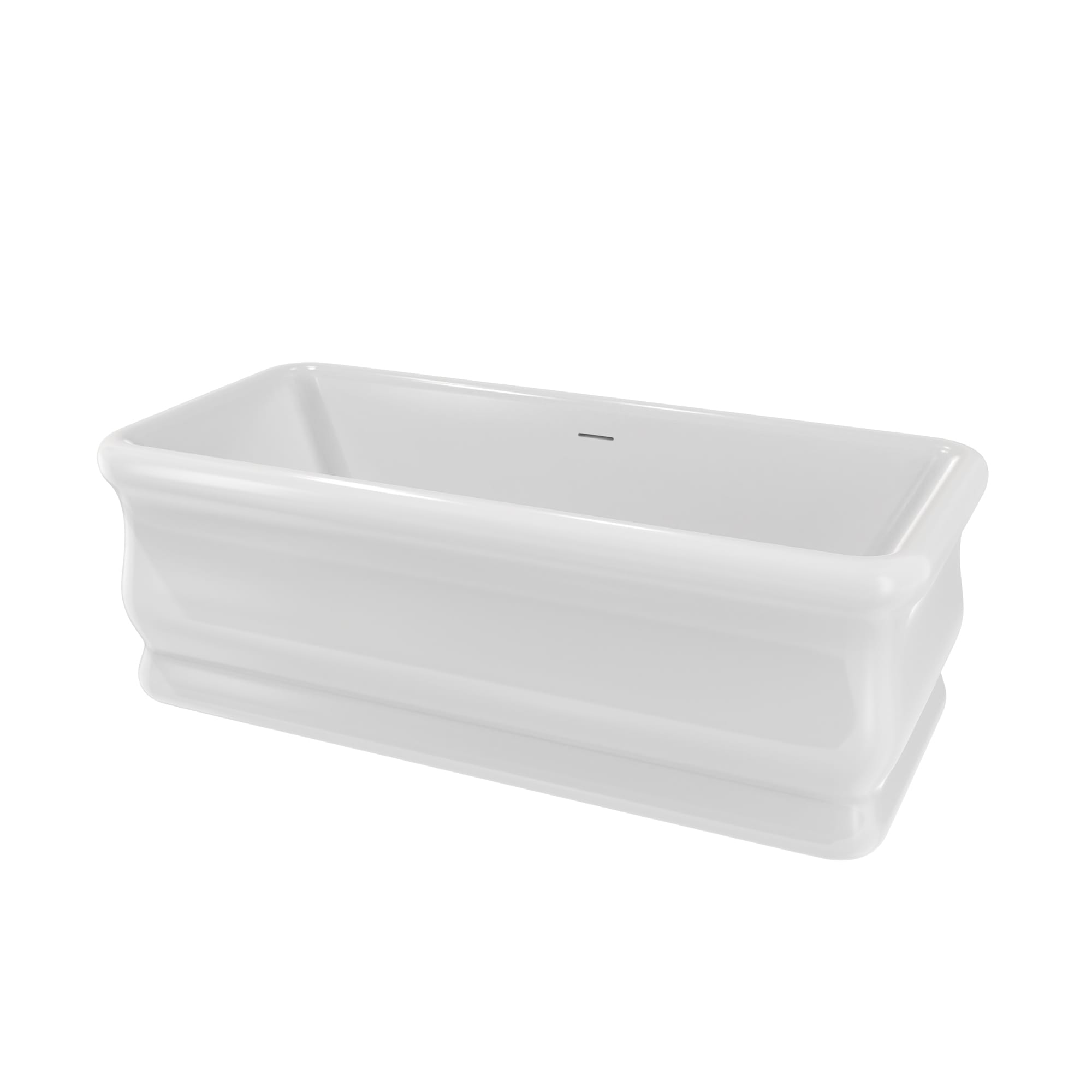 Crest 67 inch L x 31-1/2 inch W x 24-1/2 inch H Freestanding