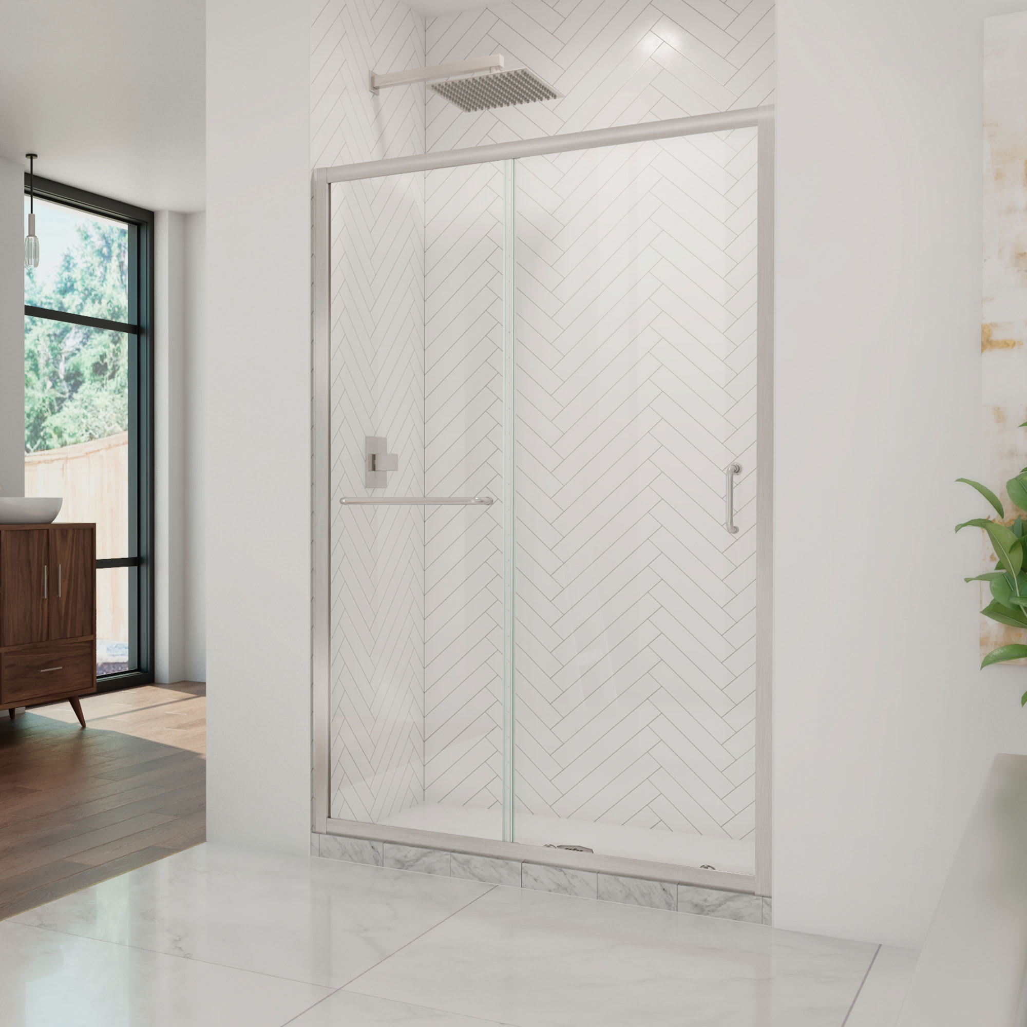 DreamLine Infinity-Z 44 - 48 inch W x 72 inch H Semi-Frameless