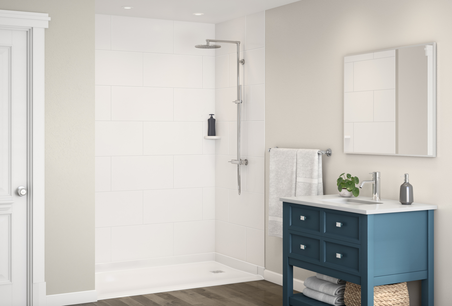 Low-Threshold Shower Pans, Barrier-Free Shower Pans