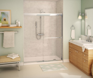 Laurel Mountain Loudon Low Threshold White 3-Piece 60-in x 32-in x 77-in Base/Wall Alcove Shower Kit with Integrated Seat (Right Drain) Drain Included