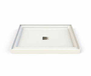 Incognito Porte de douche bidirectionnelle 70 44-47 x 70 ½ po. 8 mm pour  Installation en alcove avec verre clair fini chrome